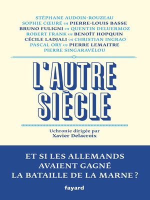 cover image of L'autre siècle